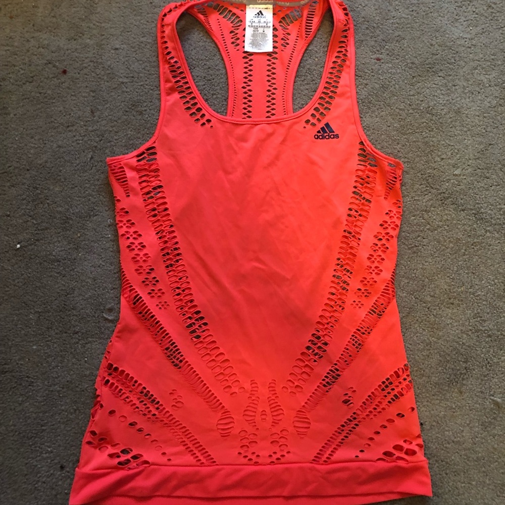 Neon Adidas workout tank